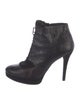 Stuart Weitzman Leather Lace-Up Boots