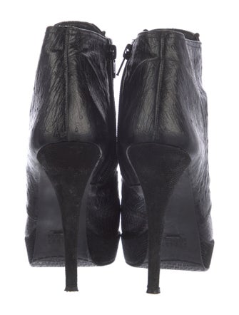 Stuart Weitzman Leather Lace-Up Boots
