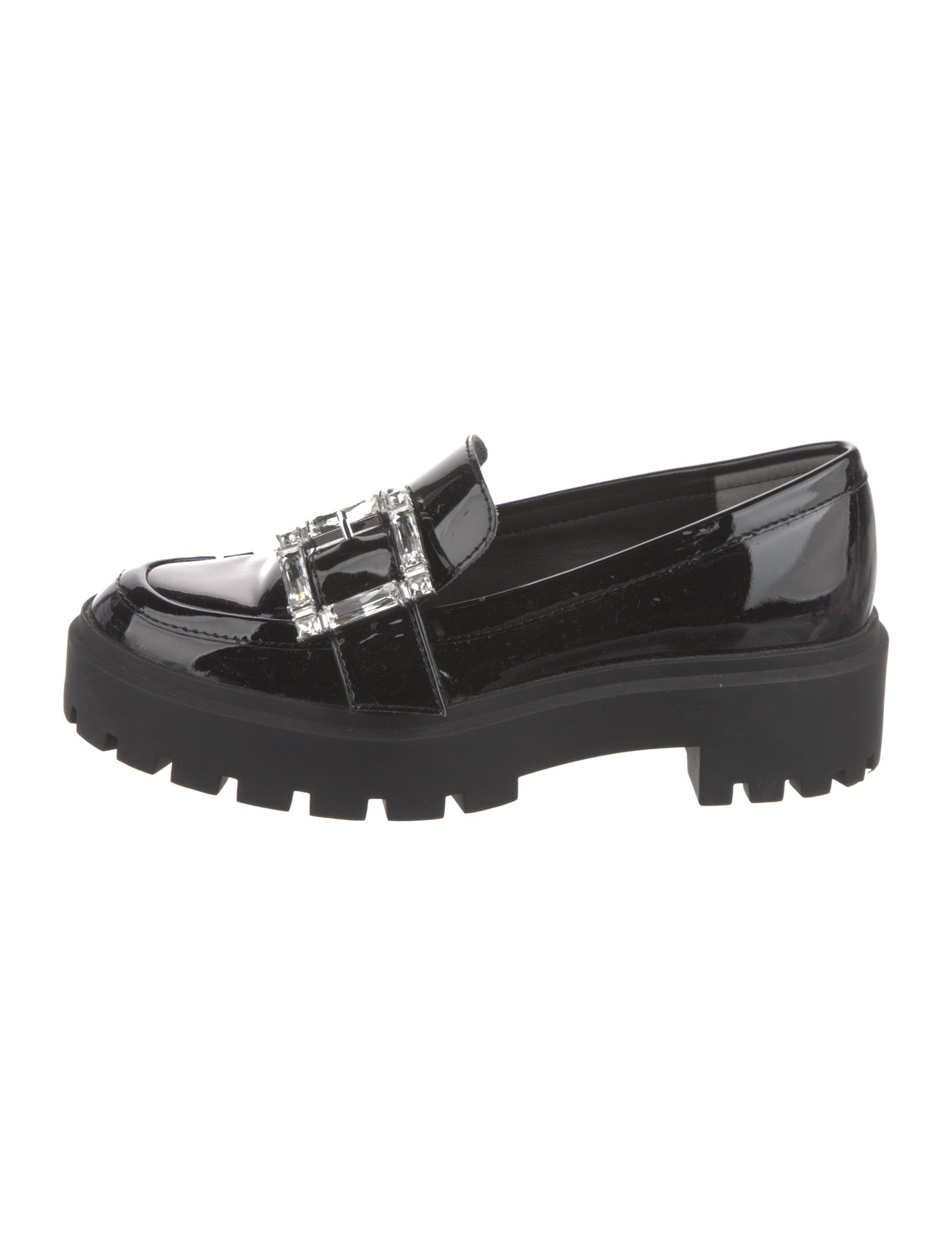 Stuart Weitzman Patent Leather Loafers