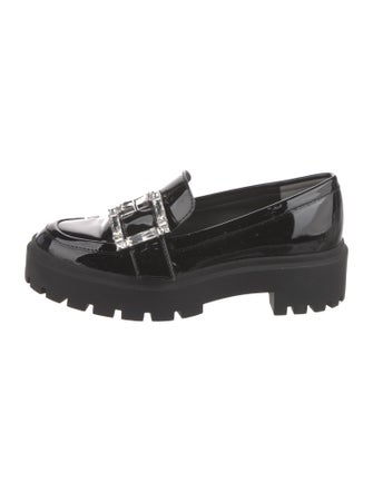 Stuart Weitzman Patent Leather Loafers