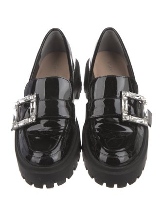 Stuart Weitzman Patent Leather Loafers