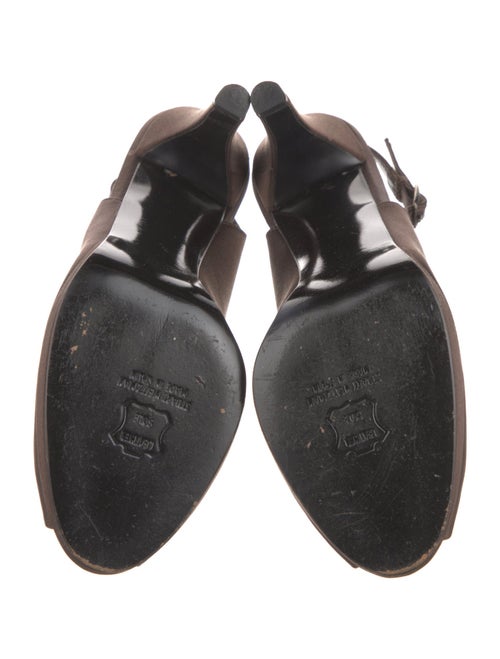 Stuart Weitzman Satin Slingback Sandals