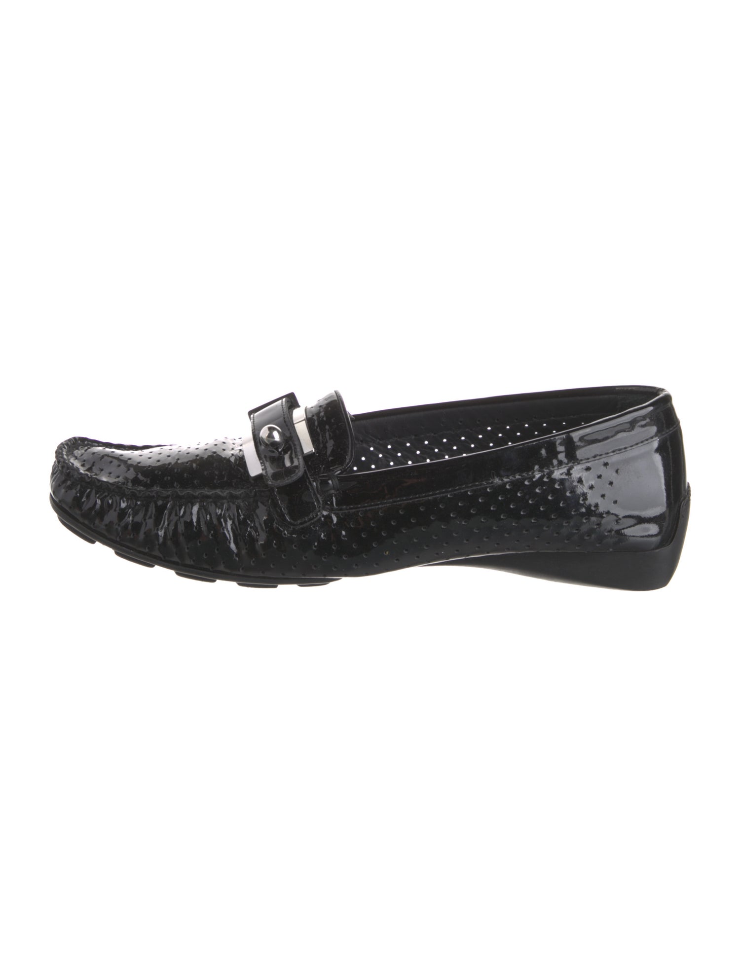 Stuart Weitzman Patent Leather Loafers