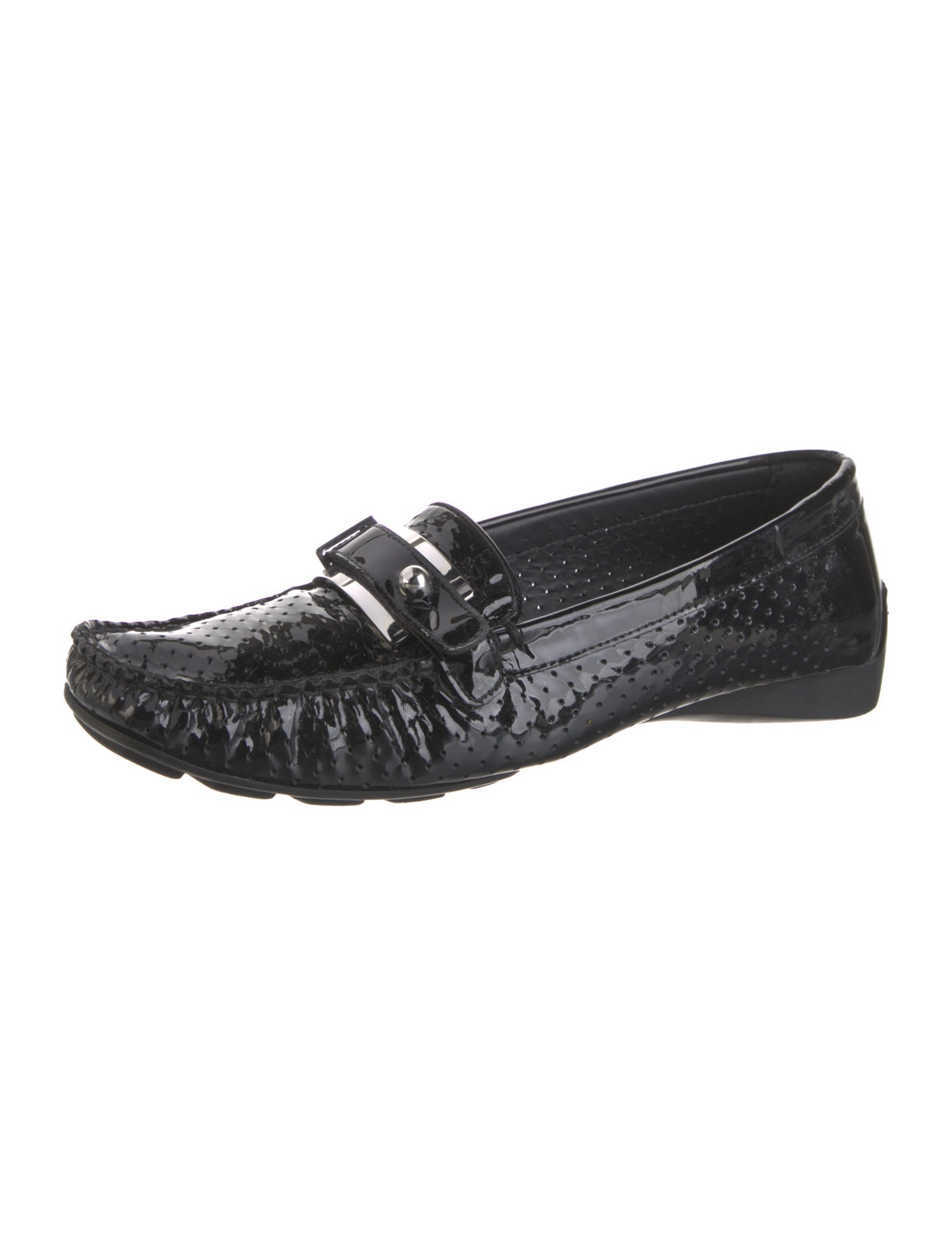 Stuart Weitzman Patent Leather Loafers
