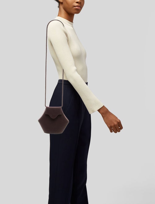 Stuart Weitzman Satin Bucket Bag