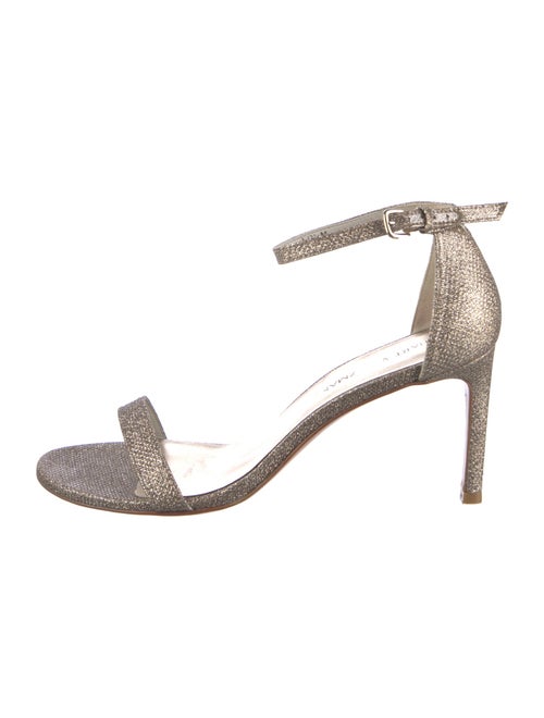 Stuart Weitzman Glitter Glitter Accents Sandals