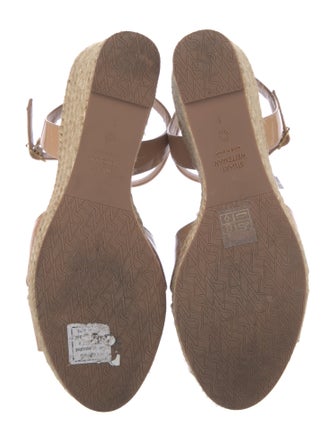 Stuart Weitzman Patent Leather Espadrilles