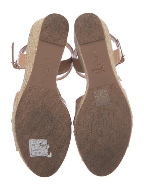 Stuart Weitzman Patent Leather Espadrilles