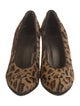 Stuart Weitzman Ponyhair Animal Print Pumps