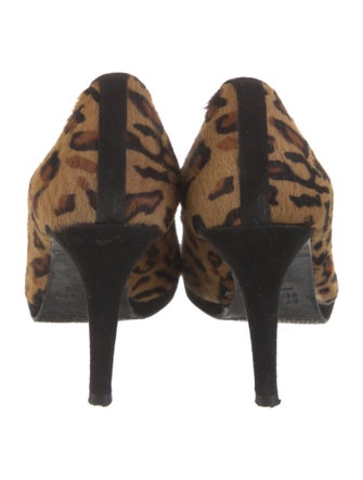 Stuart Weitzman Ponyhair Animal Print Pumps