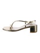 Stuart Weitzman Patent Leather Slingback Sandals