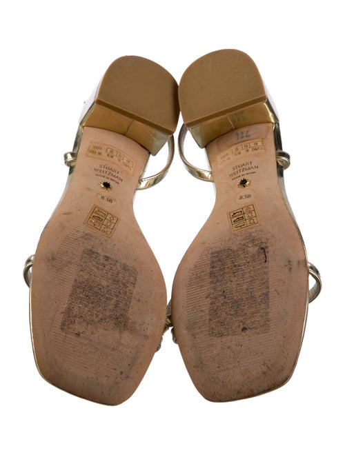 Stuart Weitzman Patent Leather Slingback Sandals