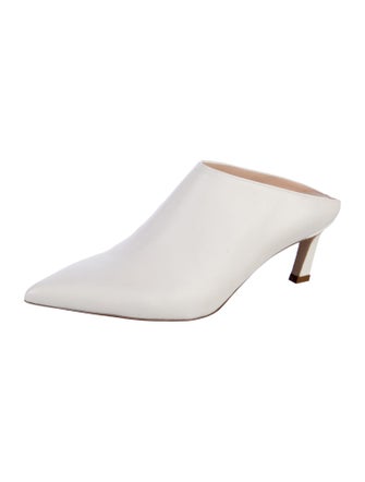 Stuart Weitzman Leather Mules