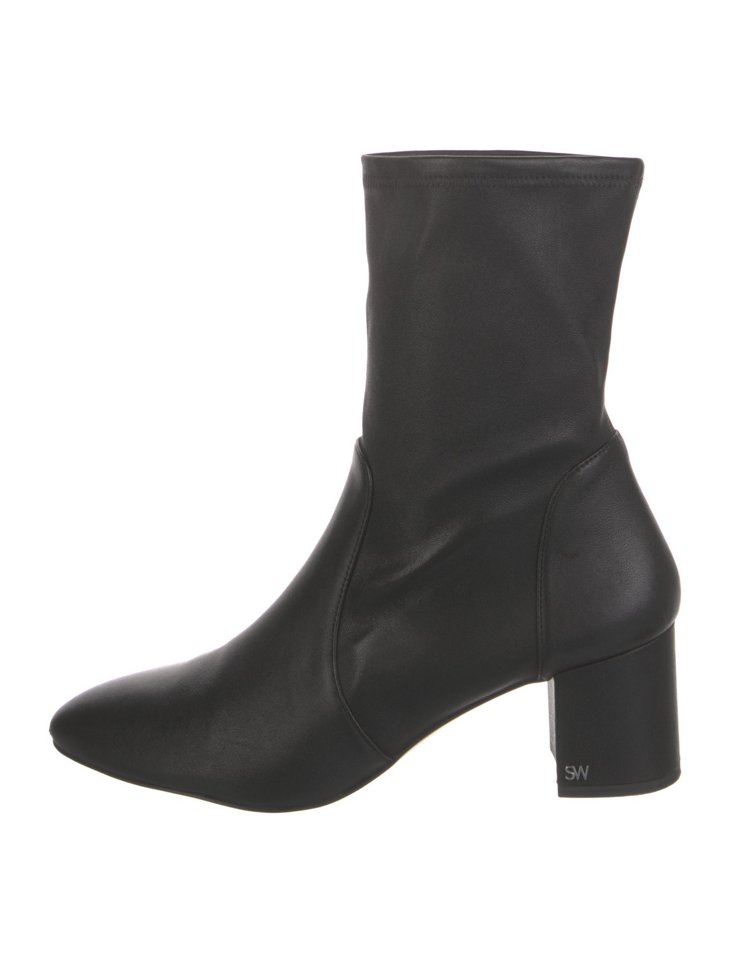 Stuart Weitzman Leather Sock Boots