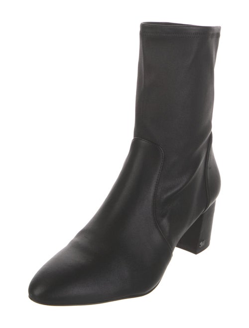 Stuart Weitzman Leather Sock Boots