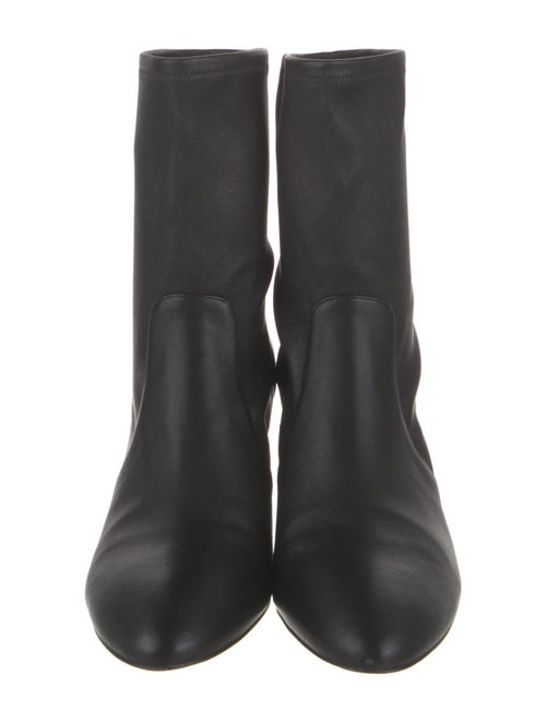 Stuart Weitzman Leather Sock Boots