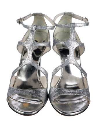 Stuart Weitzman Glitter Gladiator Sandals