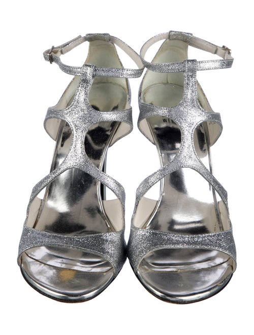 Stuart Weitzman Glitter Gladiator Sandals