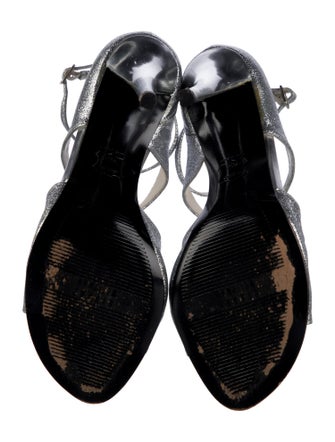 Stuart Weitzman Glitter Gladiator Sandals