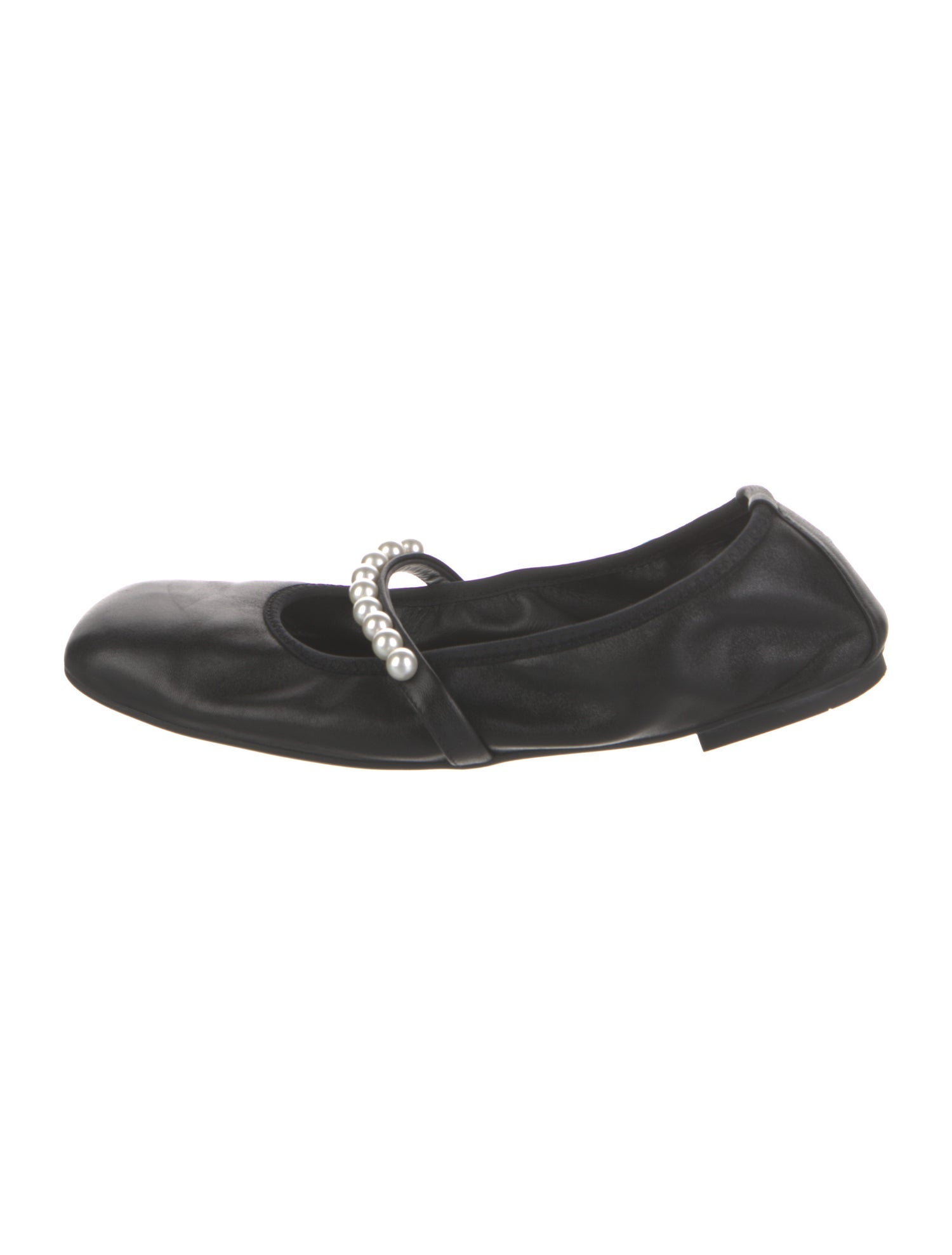 Stuart Weitzman Leather Mary Jane Flats