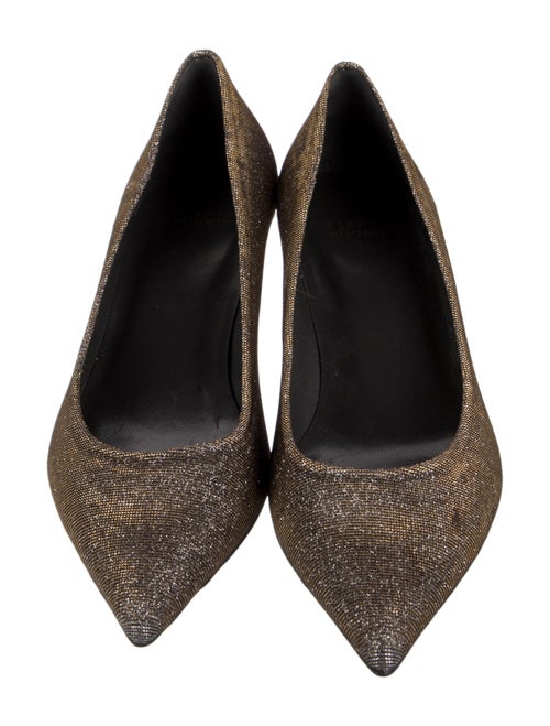 Stuart Weitzman Glitter Glitter Accents Pumps