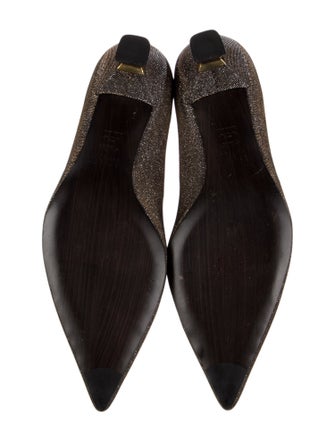 Stuart Weitzman Glitter Glitter Accents Pumps