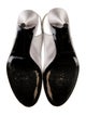 Stuart Weitzman Satin Crystal Embellishments Slingback Pumps