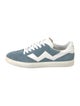 Stuart Weitzman Suede Colorblock Pattern Sneakers