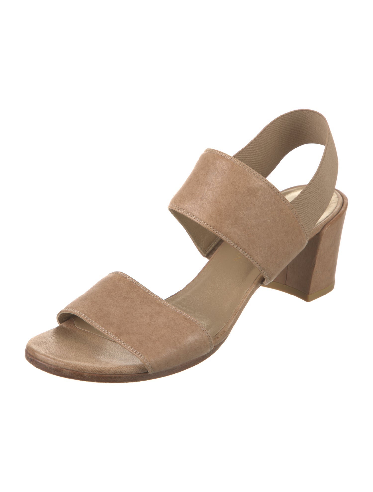 Stuart Weitzman Suede Slingback Sandals
