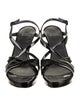 Stuart Weitzman Patent Leather Slingback Sandals