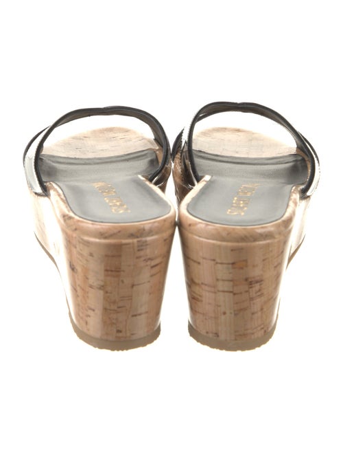 Stuart Weitzman Patent Leather Slides