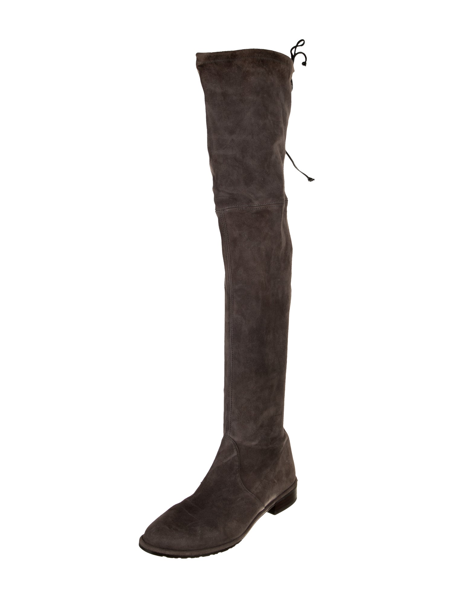 Stuart Weitzman Suede Lace-Up Boots
