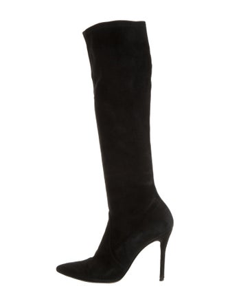 Stuart Weitzman Suede Sock Boots