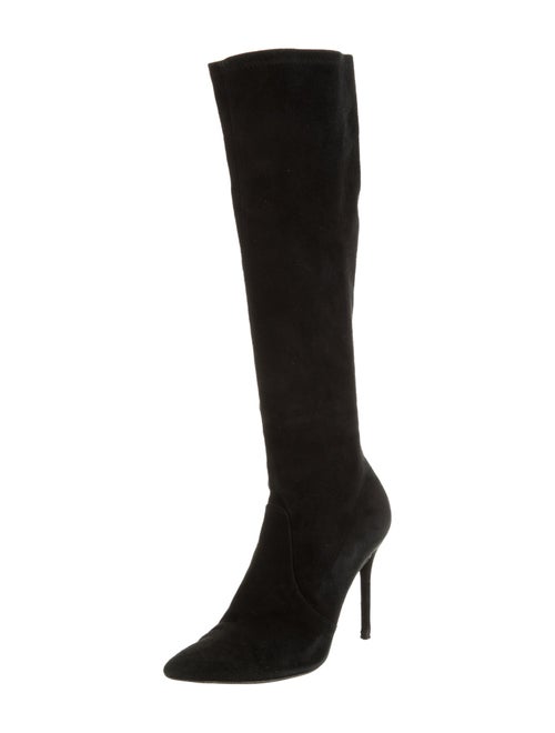Stuart Weitzman Suede Sock Boots