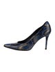 Stuart Weitzman Snakeskin Animal Print Pumps