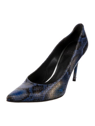 Stuart Weitzman Snakeskin Animal Print Pumps