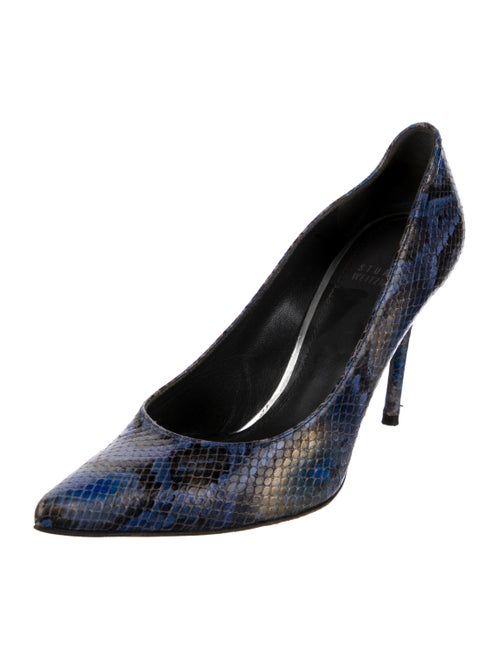 Stuart Weitzman Snakeskin Animal Print Pumps