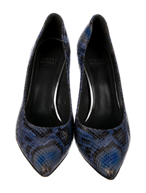 Stuart Weitzman Snakeskin Animal Print Pumps