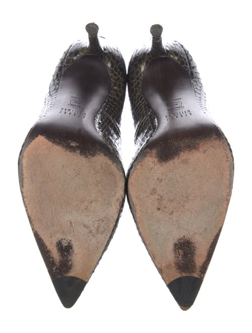 Stuart Weitzman Leather Animal Print Pumps