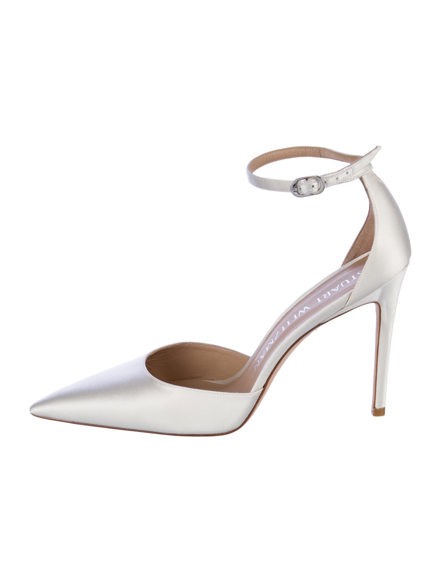Stuart Weitzman Satin D'Orsay Pumps