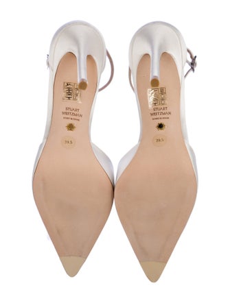 Stuart Weitzman Satin D'Orsay Pumps