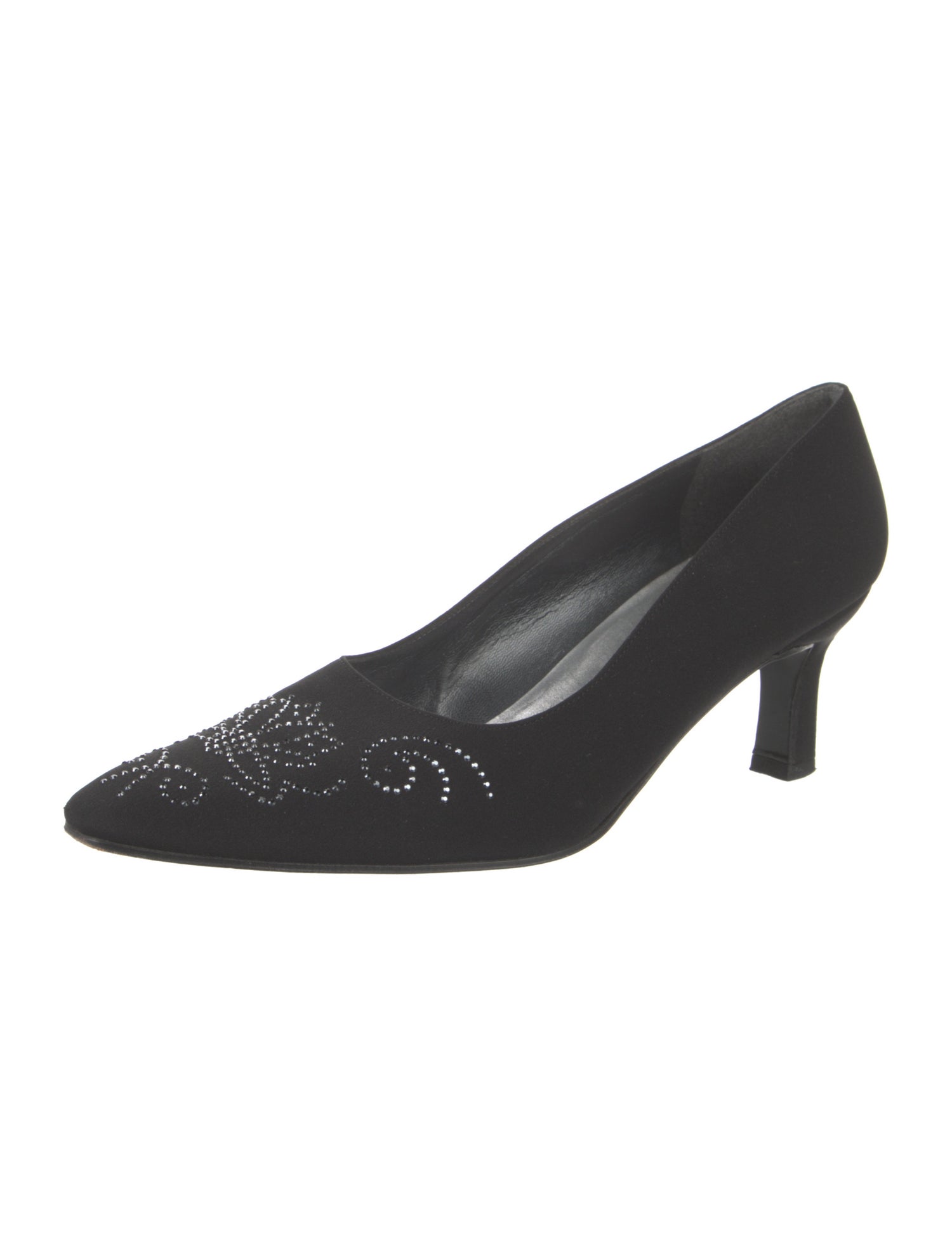 Stuart Weitzman Crystal Embellishments Pumps