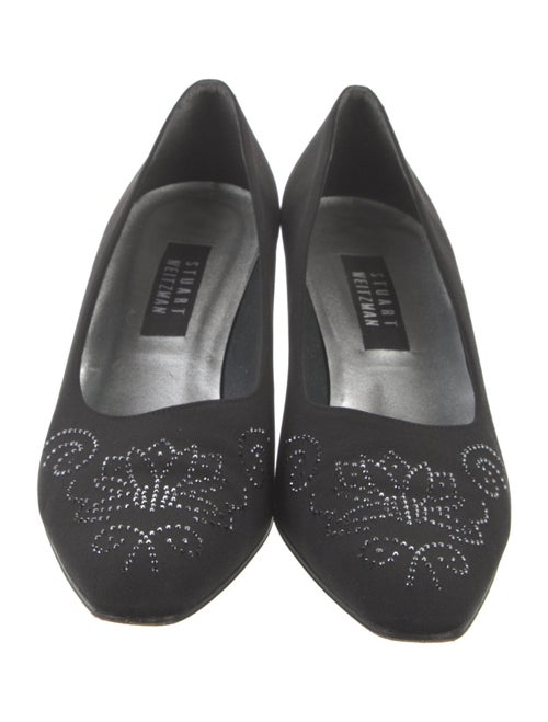 Stuart Weitzman Crystal Embellishments Pumps