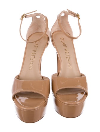Stuart Weitzman Patent Leather Sandals
