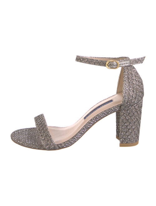 Stuart Weitzman Glitter Glitter Accents Sandals