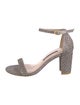 Stuart Weitzman Glitter Glitter Accents Sandals