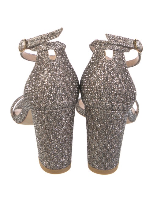 Stuart Weitzman Glitter Glitter Accents Sandals