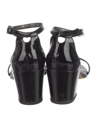 Stuart Weitzman Patent Leather Sandals