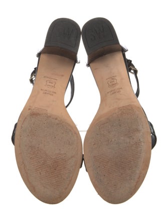 Stuart Weitzman Patent Leather Sandals