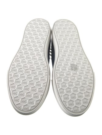 Stuart Weitzman Denim Beaded Accents Sneakers